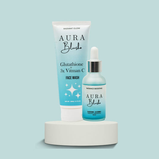 Glutathione 3X Vitamin C Face Wash + Serum